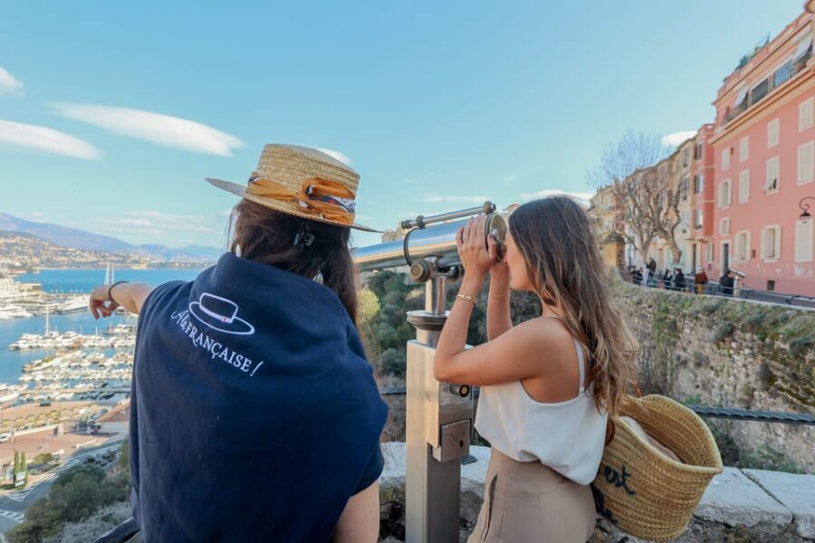 From Nice: Best of the French Riviera Full-Day Tour - Morning Views Leaving Nice: Bay of Angels to Cap Ferrat