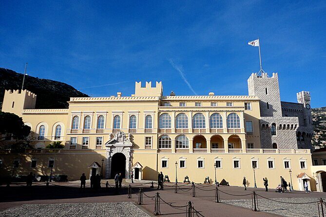 Monaco, Monte Carlo, Eze, La Turbie 7H Shared Tour from Nice - Monte Carlo Grand Prix Track Drive and Casino Area Icons