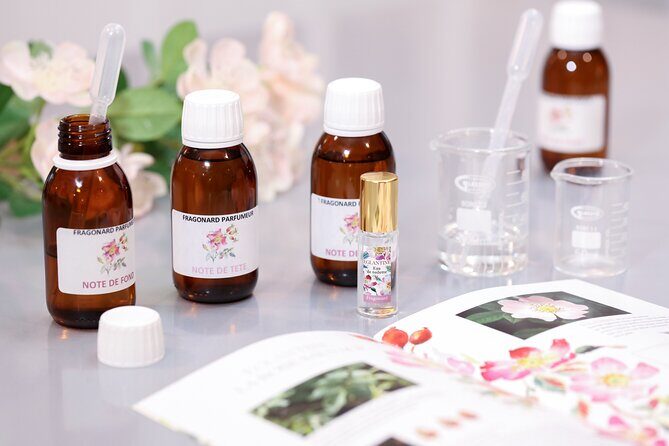 Perfume Making Class + Guided Visit of Fragonard nearby MONACO - The setting: modern perfume tech in the medieval world of Eze